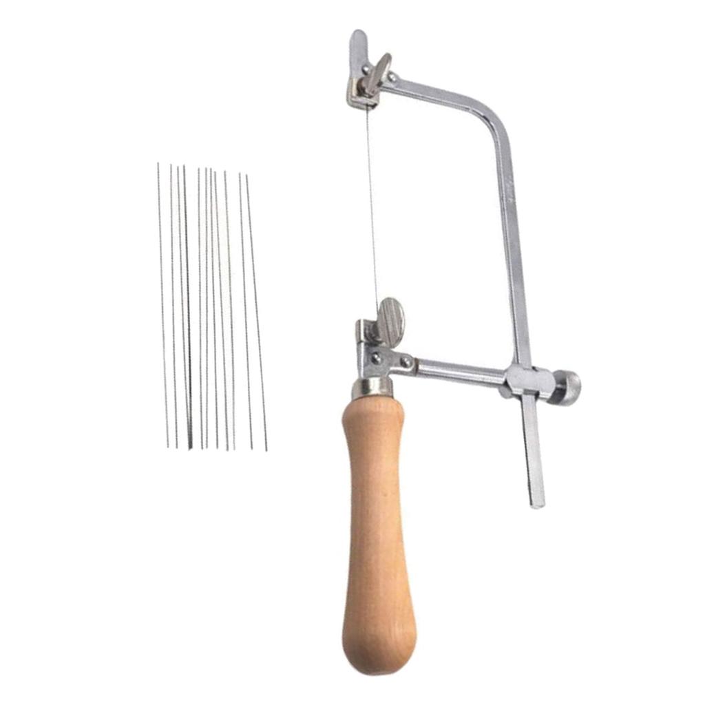 Jewelry Crafting Wire Saw Set with Sturdy Steel Blades and U Shaped Designs for Versatile and Detailed Cutting Tasks