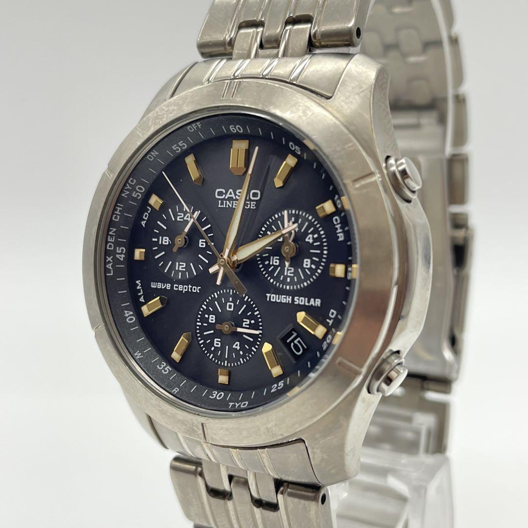 

[USED] CASIO LINEAGE watch, working condition, Casio Lineage Date