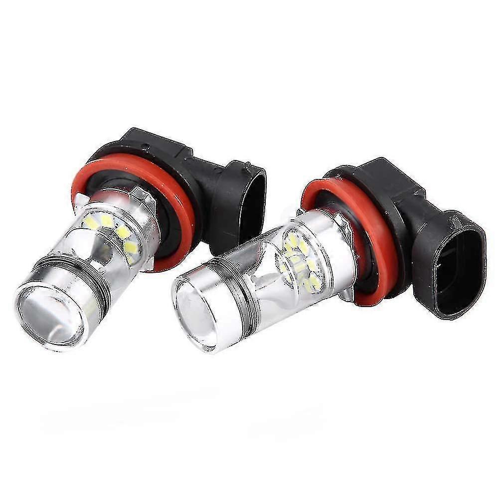 2x H8 H9 H11 6000k Super White 100w Led Headlight Bulbs Kit Fog Car Driving Light - CHUNCC