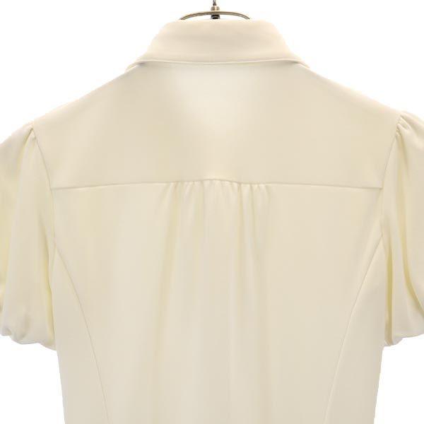 FOXEY NEW YORK made in Japan Short sleeve Collared Balloon sleeves Cut 38 Women Used