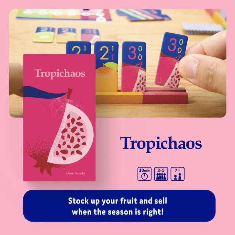 Tropichaos Card Game For 2 To 5 Players With Fun Play And Easy Rules