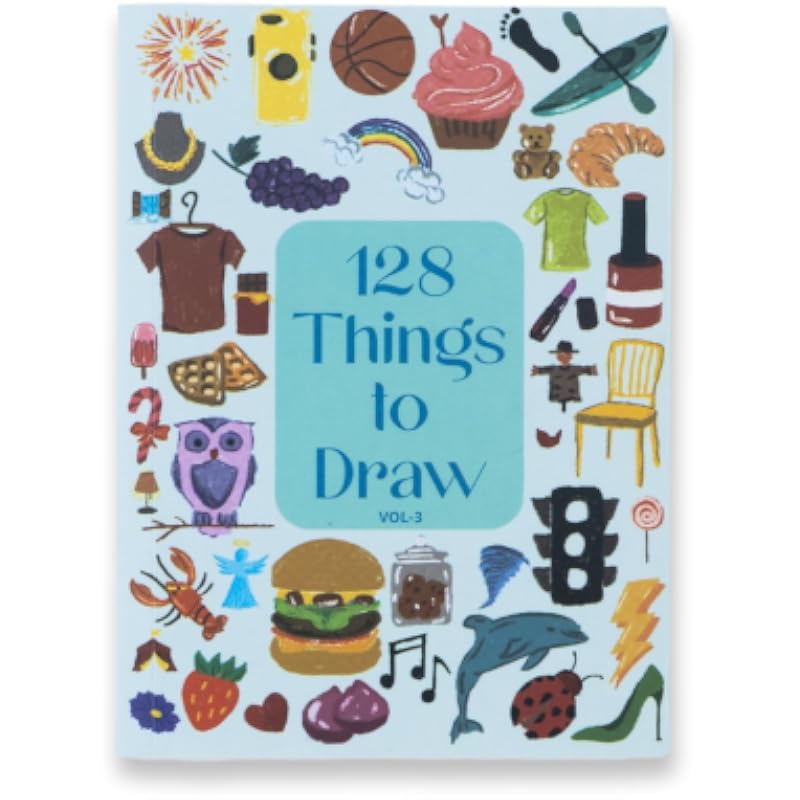 Factor Notes Drawing Book: 128 Things To Draw | Suitable For All Ages | A6 Size | 128 Prompts (Volume Iii)