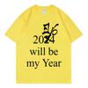 Drake IceUnisex Neues Album 2026 Wird Mein Jahr T-Shirt Streetwear Mode Hip Hop T-Shirt Unisex Unisex Kleidung Lässige Baumwoll-T-Shirts