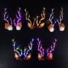 Deer Horns Christmas Antlers Hairpin With Led Light Glowing Hair Clip LED Christmas Headband  Men