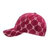 MLB Cotton Baseball Caps Unisex Rose Red Fashion 3ACPMV126-43WIS
