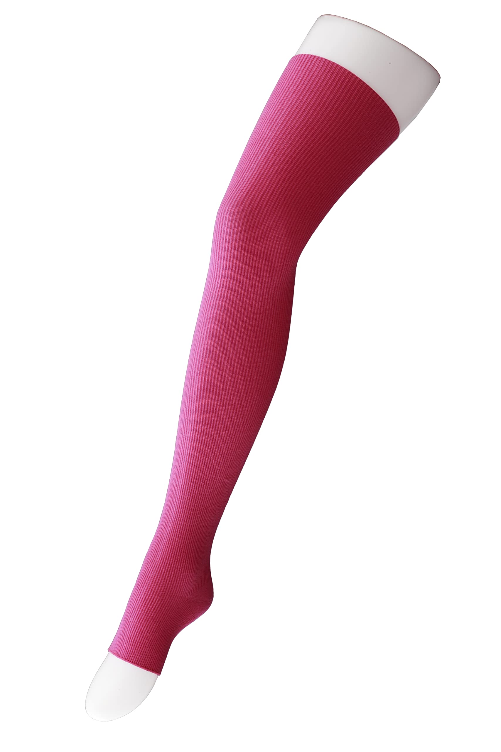 

Sleep Socks 4 Compression Free Size Thigh Length [Riossa] (Rose Pink) [Toeless Socks, - - RP]