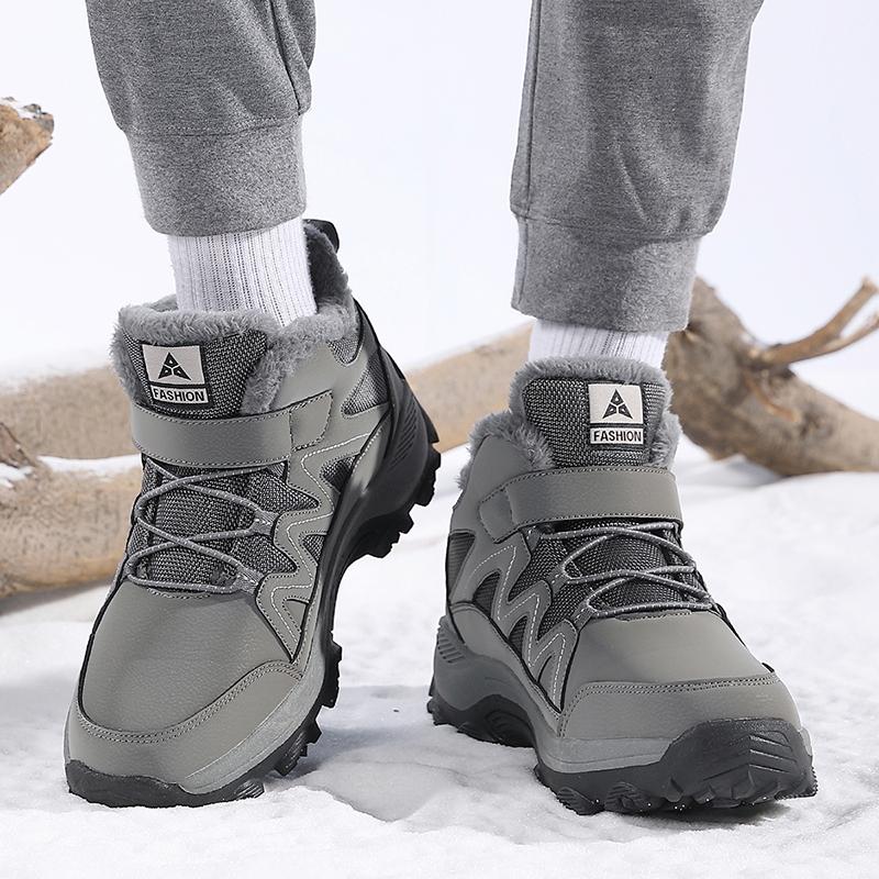 Women Snow Boots Winter Unisex Plus Size Walking Shoes Men's Waterproof Outdoor Hiking Boots