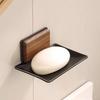Nordic Solid Wood Light Luxury Towel Rack Bathroom Towel Shelf  Perforated Wall Mounted Towel Shelves Bathroom Accessories