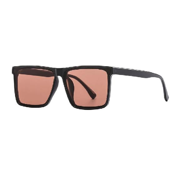 Lunettes de soleil polarisées style européen et américain pour hommes et femmes, nouvelles lunettes de conduite protection UV, lunettes de soleil carrées pour grand visage de pêche