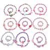 Korean Style Kids' Wooden Beaded Jewelry DIY Set: Bracelet & Necklace Kit