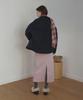 Poeteuseoul Velor Long Skirt_Light Pink