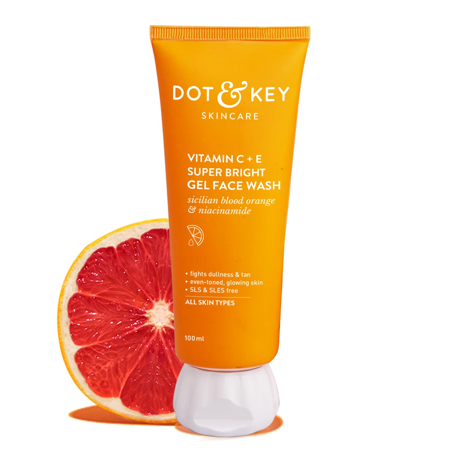 

DOT & KEY Vitamin C + E Super Bright Gel Face Wash For Glowing And Brightening Skin | All Skin Types|With Triple Vitamin C| Face Wash For Women &