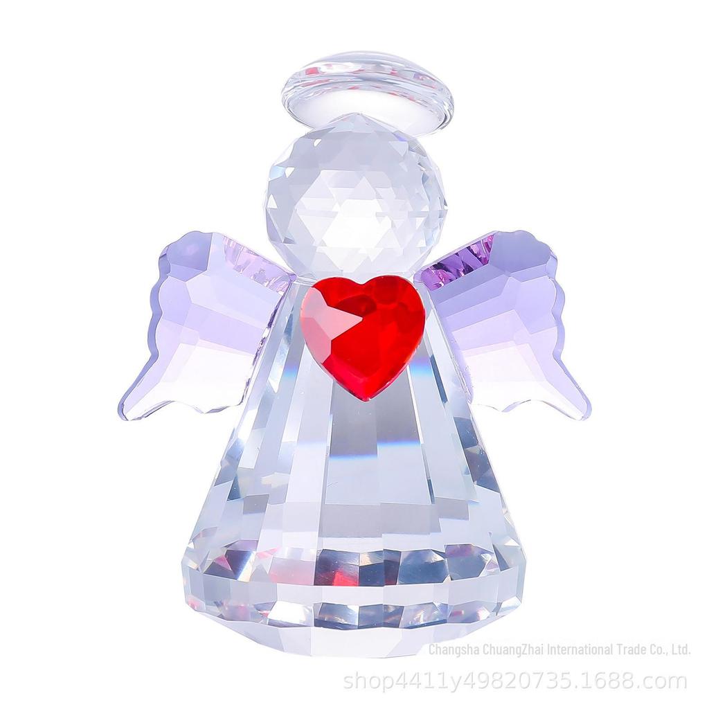 Crystal Angel Ornament - Creative Gift for Birthdays and Weddings