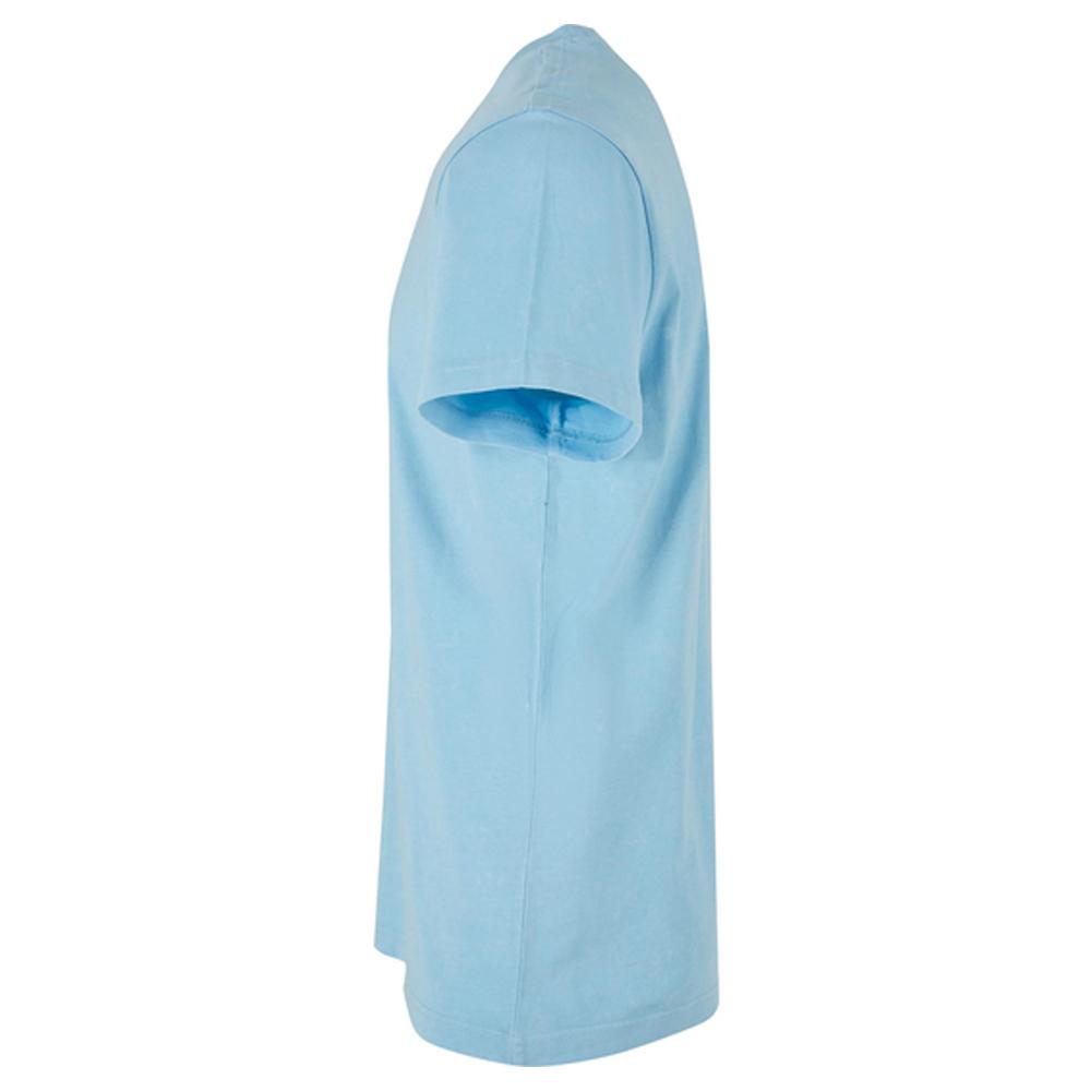 Build Your Brand Unisex Adult Acid Wash Round Neck T-Shirt