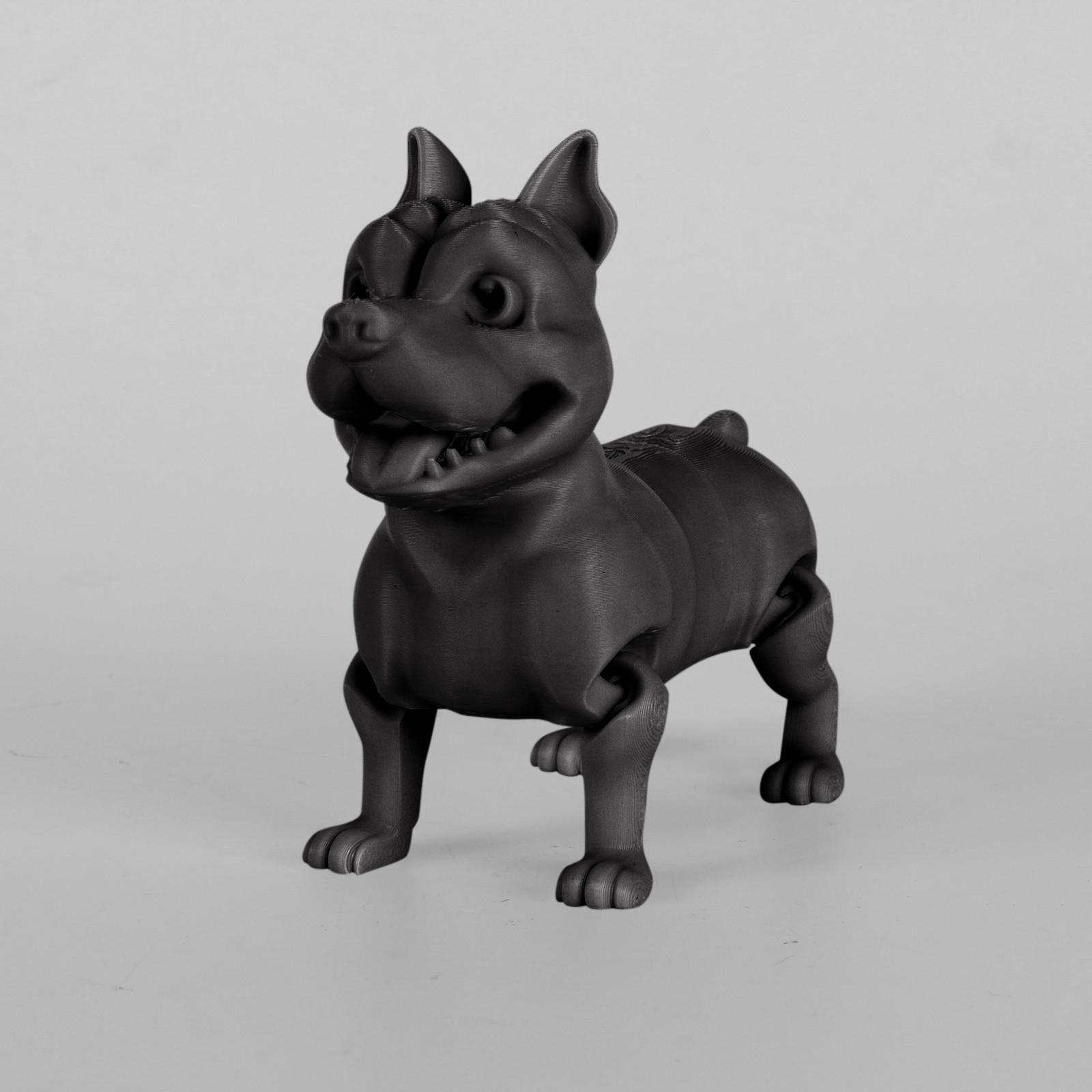 

Милые игрушки в форме животных, напечатанные на 3D-принтере, с подвижными суставами One Size чёрный