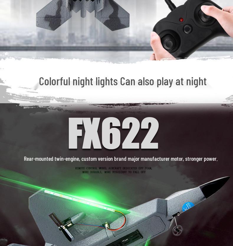 Feixiong FX622 RC Foam Glider: F22 Fighter Model Toy Plane