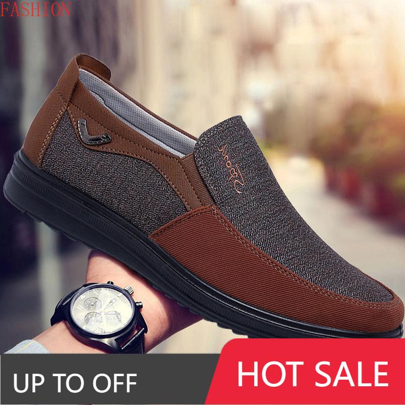 

38-50 парусинове взуття чоловіче літнє класичне лофери чоловіче повсякденне взуття дихаюче прогулянкове чоловіче взуття на плоскій підошві кросівки великий розмір 38 коричневий