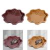 Reptile Water Bowl Terrarium Dish Plate with Ramp Turtle Pool Reptile Water Dish for Bearded Dragons Gecko Lizards Pet Supplies