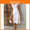 Polyester Lace V Neck Dress With Short Sleeves For Summer Casual Womens Fashion