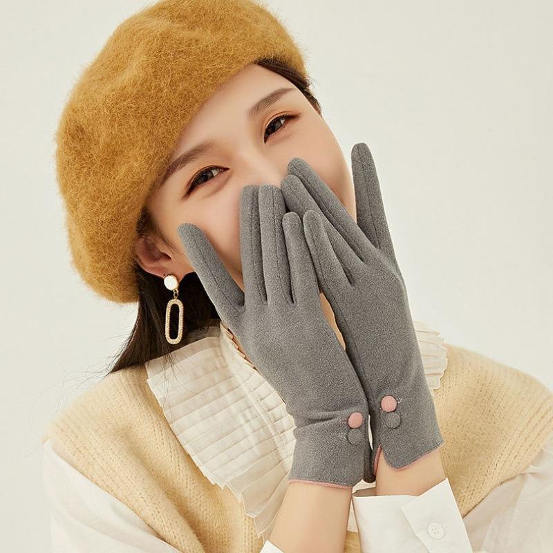 Winter warm gloves autumn and winter gloves outdoor cycling windproof and cold gloves winter kode velvet gloves