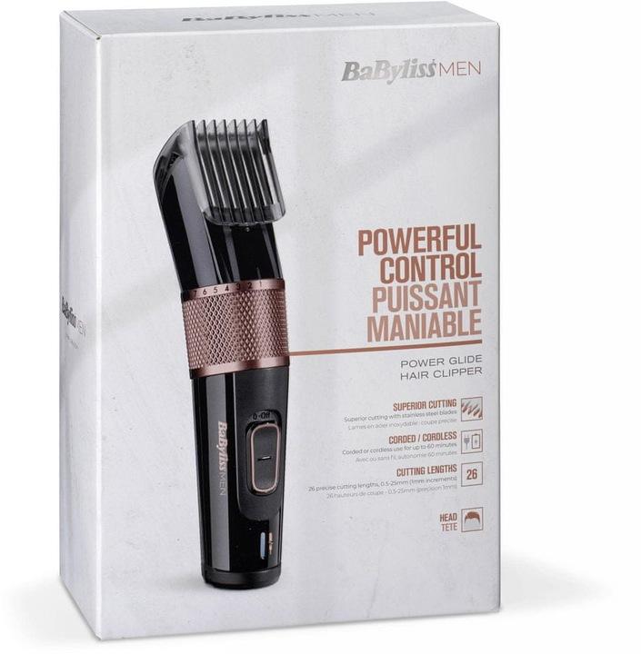 Maszynka Do Strzyżenia Włosów Babyliss Power Glide E974E Czarna