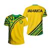 Tessffel Jamaica Lejonemblem Sommar Nytt mode 3D-tryck Toppar T-shirt Herr Dam Kortärmad T-shirt Streetwear Style-4