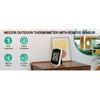 Wireless Digital Thermometer -40℃~60℃ Wide Range 60s Auto Update Wall Mount/Stand Easy Read LCD Screen for Home Office Garden