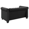 Vidaxl Sofa 2-Osobowa W Stylu Chesterfield, Sztuczna Skóra, Czarna