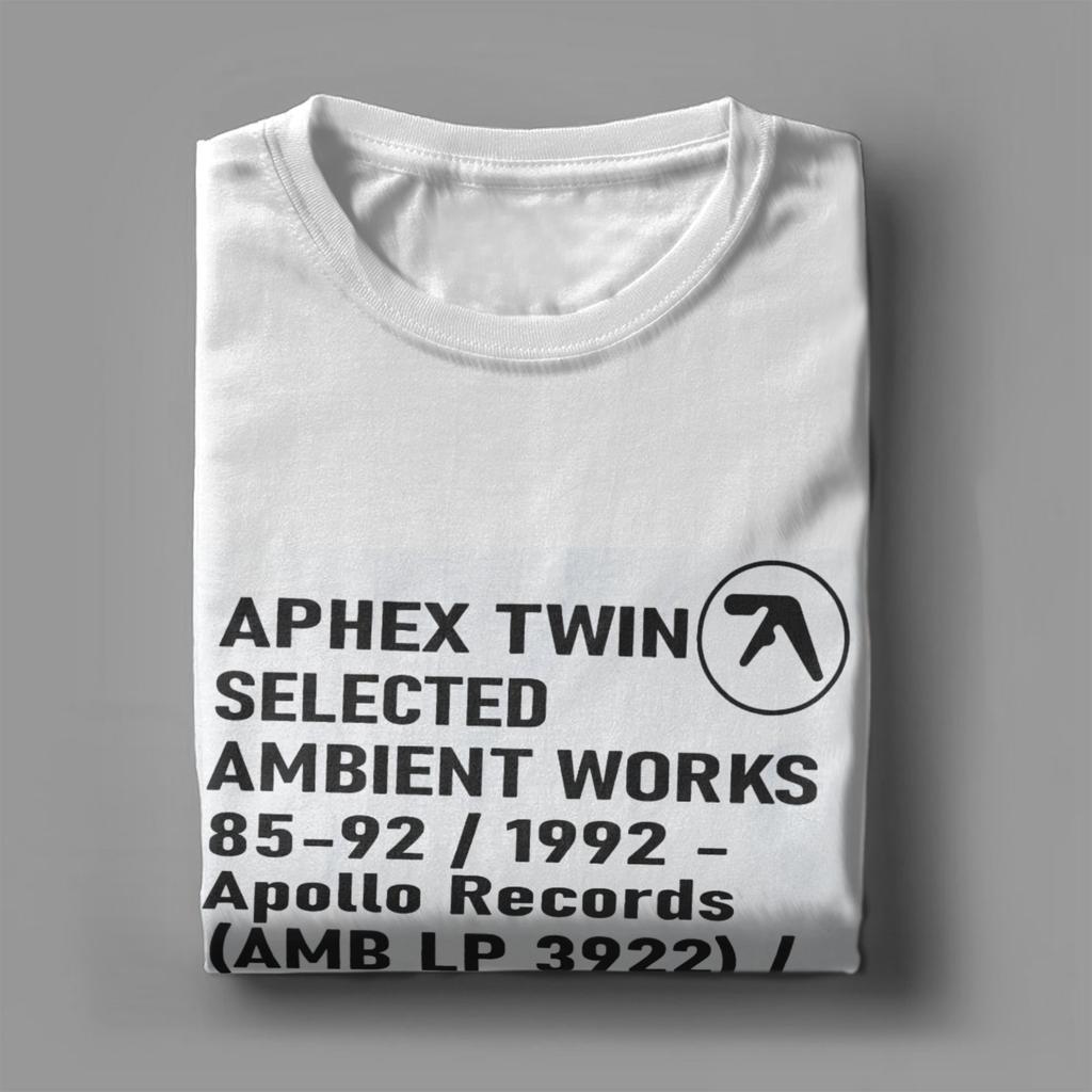 Aphex Twin T-Shirts Unisex Lustig 100% Baumwolle T-Shirts Rundhals Kurzarm T-Shirts Neuankunft Oberteile