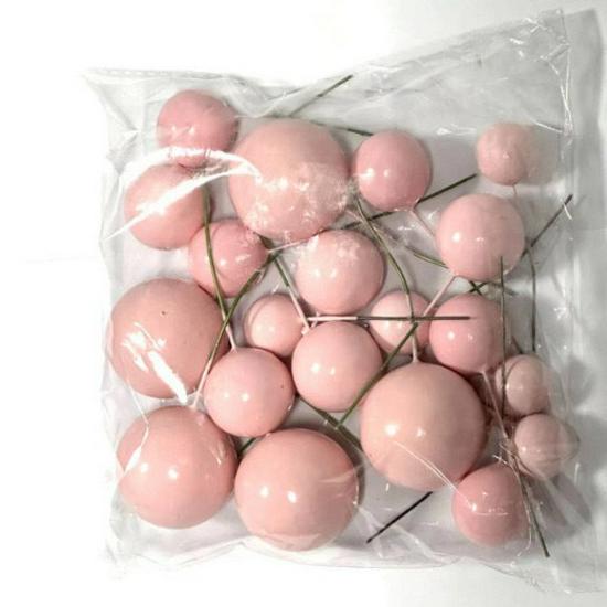 Christmas Multi-Color Decorative Ball Set - 20-Piece Pack with Gold, Silver, Foam, and Iridescent Balls