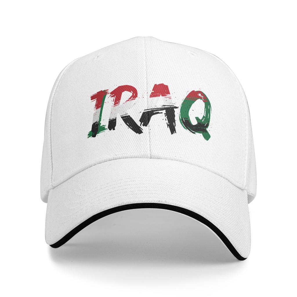 Women Unisex Iraq Flag Iraqi Outdoor Hat Sun Cap Casual Baseball Cap Sunscreen Hats