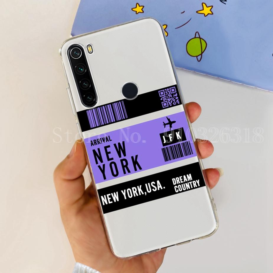 For Xiaomi Redmi Note 8 Case Redmi Note 8T Clear Silicone Soft Slim Phone Case For Xiaomi Redmi Note 8 Pro Note8 Back Cover Capa