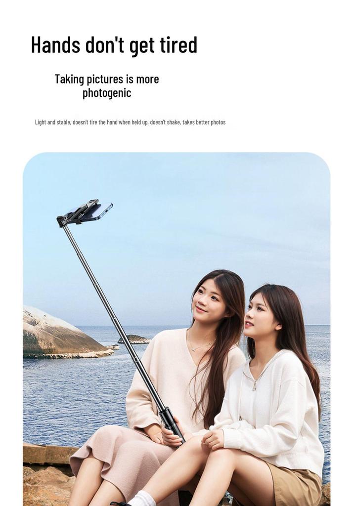 Jiahua Cai Portable 360° Selfie Stick Tripod with Remote