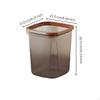 LargeCapacity Trash Can, Sleek Wastebasket, Bathroom, Kitchen, Bedroom Coffee Large 1pc