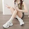 Women's Vulcanized Shoes 2026 Autumn New Outdoor Non Slip Platform Sneakers Comfort Height Increase Fashion Lace Up Casual Shoes