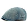 Beret Women's British Vintage Denim Cap Forward Cap Newsboy Cap