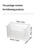WORTHBUY Plastic Bag Storage Box Multifunctional Trash Bag Container Garbage Bag Holder Kitchen Cabinet Storage Organizer