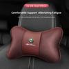 CEJRM1 Car Seat Headrest Ice Silk Neck Pillow For Alfa Romeo 4C 159 Spider Giulia Giulietta 8C Car Interior Removable Washable Headrest