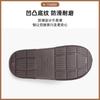 Men's cotton slippers autumn and winter indoor home velvet thickened warm pu leather waterproof large size bag head slippers