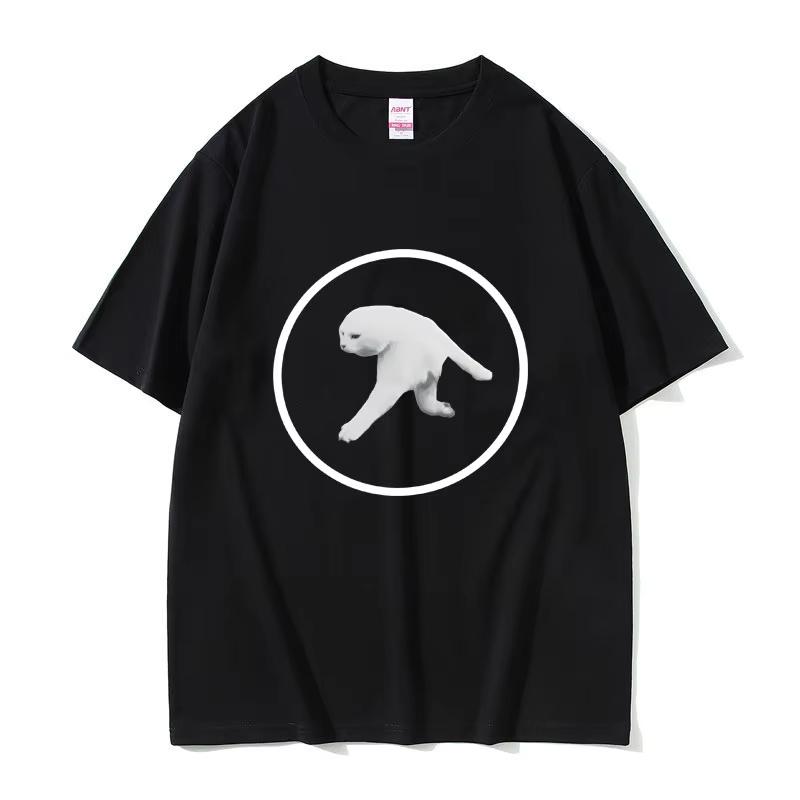 

Aphex Twin Cat Funny Meme T Shirts Men Women Fashion Trend Streetwear Male Vintage T-shirt Unisex Casual Soft Cotton Tshirt T... S разноцветный
