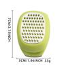 1pc Kitchen Utensils Plastic Handle Stainless Steel Ginger Grater Kitchen Cheese Tool Garlic Press Multifunctional Grater