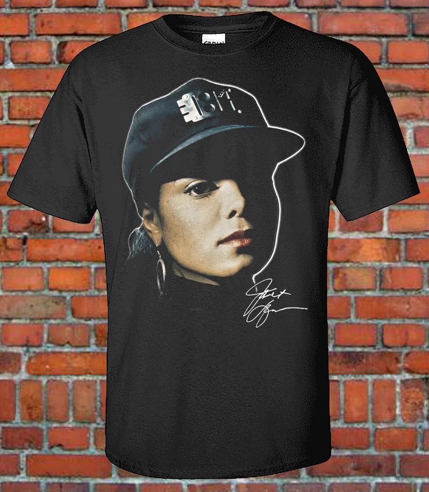 Janet J Big Face Graphic Tee S