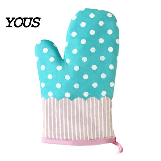 Soft Comfortable Baking Mitts Set Oven Mitts, Heat Resistant Kitchen Gloves for Women, 100% Cotton Anti Essentials Hot Pans Scald Non-Slip Padded