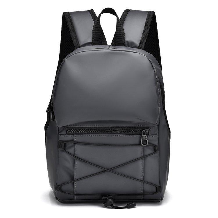 Multi-Pocket Lightweight Casual Men S Small Backpack Travel Waterproof Carry-On Small Backpack Fashion Sports Men S Small Bag серый