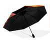 Animals and Sunset Pattern, Automatic Folding Umbrella, Portable and Foldable Design, 8 Ribs, a Christmas or Birthday Gift.
