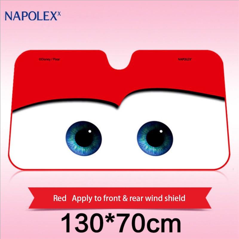 Foil Aluminium Cartoon Car Windshield Sun Shade Big Eyes Cars Front Window Visor