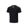 LiNing CBA Series Professional Basketball Quick-Dry Short Sleeve T-Shirt Men Tops Black ATST935-1