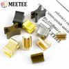 50/100 st Meetee 3# 5# Metallblixtlås U-stoppare Reparationssats Blixtlås Svansklämma Halkfria Ändlås DIY Skräddare Verktyg Sytillbehör