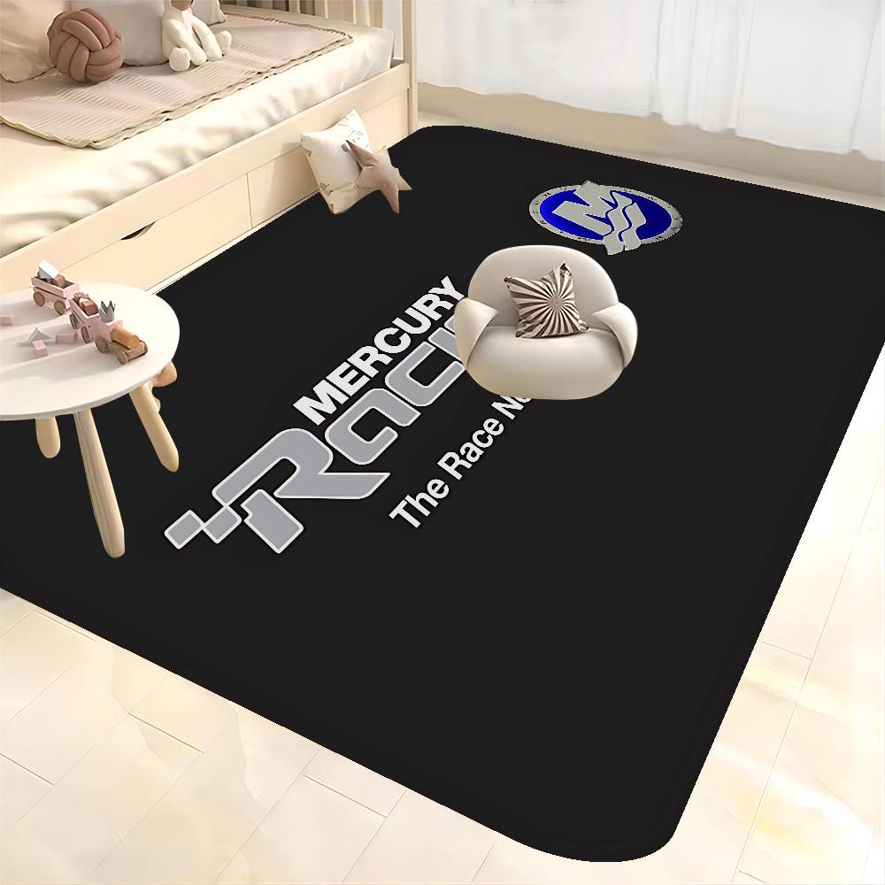 

Mercury Racing Room Mats Retro Multiple Choice Living Room Kitchen Rug Non-Slip Welcome Rug 40x60cm