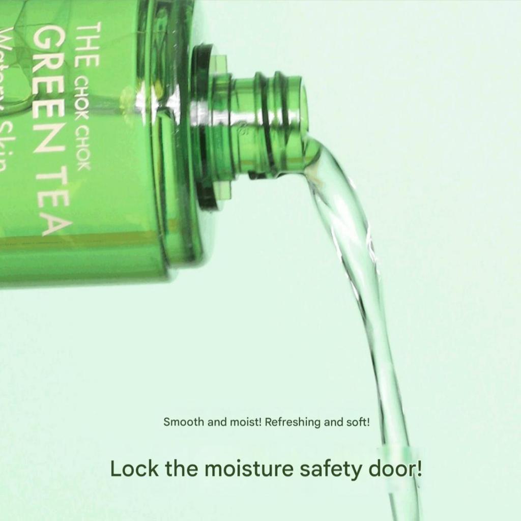 [Tonymoly] The Chok Chok Green Tea watery Skincare set(Skin 180ml/Lotion 160ml)